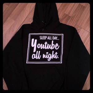 Medium Black Youtube Sweatshirt